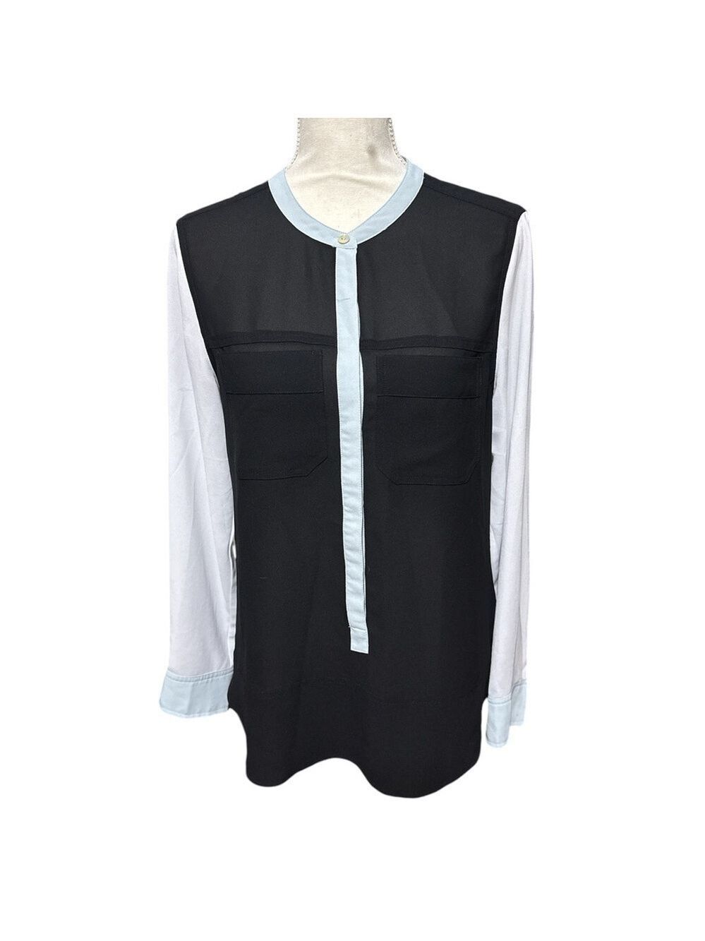 Sanctuary Colorblock Cafe Blouse